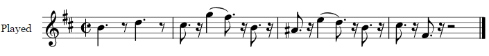 Bach B minor sonata played