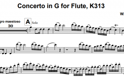 Mozart Flute Concerto in G Major Opening Phrase Practical Guide